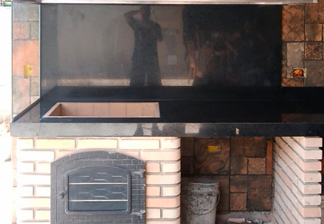 Fotos de churrasqueiras, lareiras, fornos e fogão a lenha